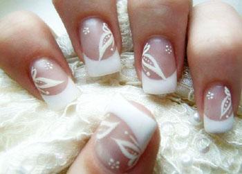 Виды свадебного маникюра 2013
