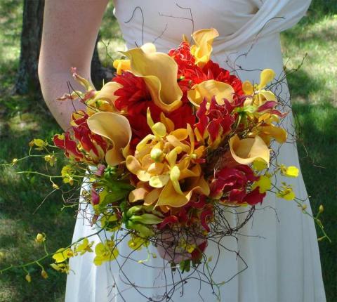   Свадебные букеты